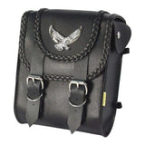 Willie & Max Universal Black Magic Sissy Bar Bag (8 inches L x 10 inches H x 4.5 inches W) - Black Willie & Max Bags - Bike Bags  AXOPROS