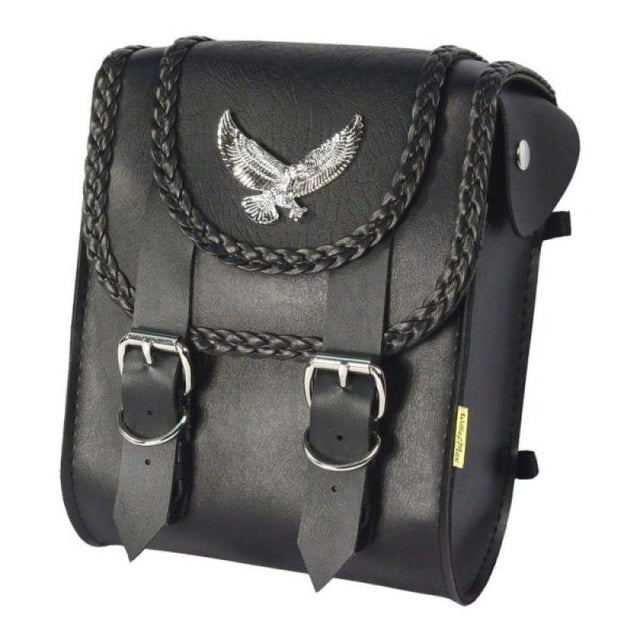 Willie & Max Universal Black Magic Sissy Bar Bag (8 inches L x 10 inches H x 4.5 inches W) - Black Willie & Max Bags - Bike Bags  AXOPROS