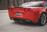 Corsa 06-13 Chevy Corvette C6 Z06 7.0L / 09-13 ZR1 6.2L Polished AxleBack Exhaust w/4.5in Twin Tips CORSA Performance Axle Back  AXOPROS