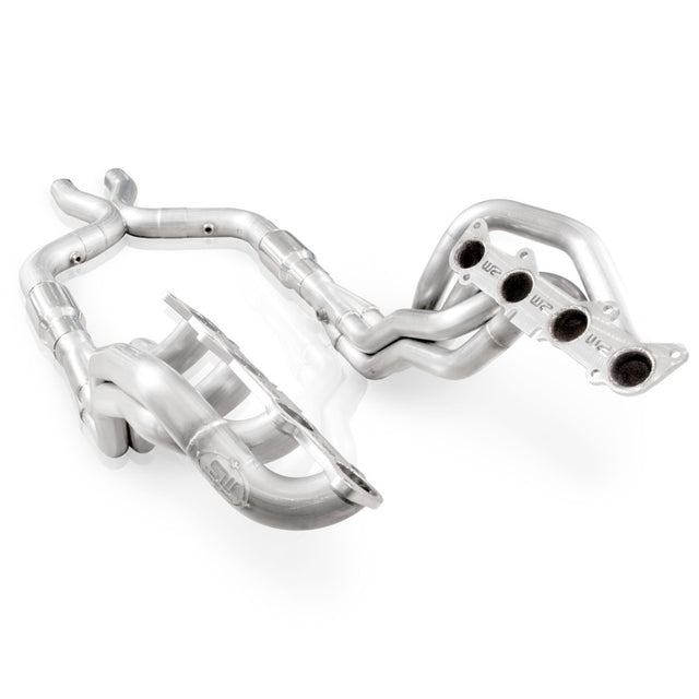 Stainless Works 2011-14 Mustang GT Headers 1-7/8in Primaries High-Flow Cats 3in X-Pipe Stainless Works Catback  AXOPROS