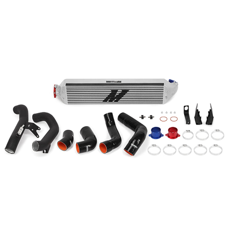 Mishimoto 2016+ Honda Civic 1.5T / 2017+ Honda Civic Si Silver Intercooler Kit w/Black Pipes Mishimoto Intercooler Kits  AXOPROS