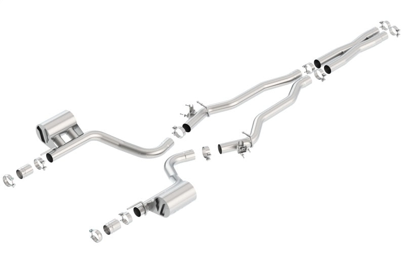 Borla 15-16 Dodge Challenger Hellcat 6.2L V8 ATAK w/ Valve Simulator CB Exhaust Factory Valance Borla Catback  AXOPROS