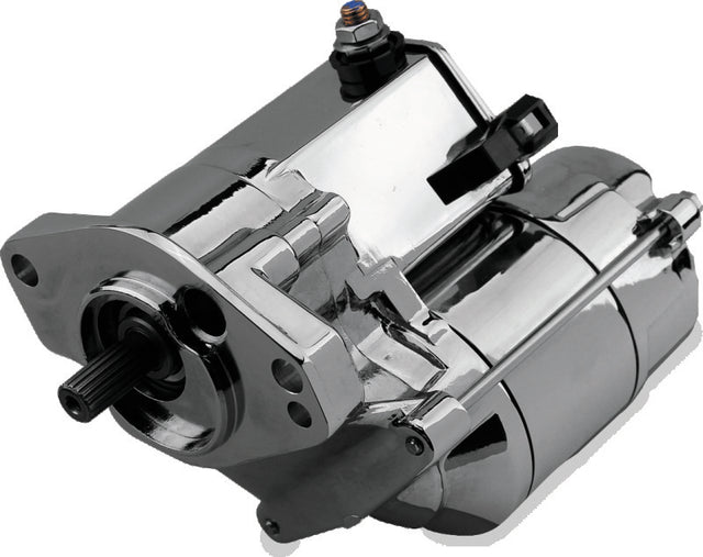 Twin Power 89-06 Big Twin Exc 06 Dyna 1.4 Kw Starter Chrome Rpls H-D 31522-89A 31553-90 31533-94B TwinPower Starters  AXOPROS