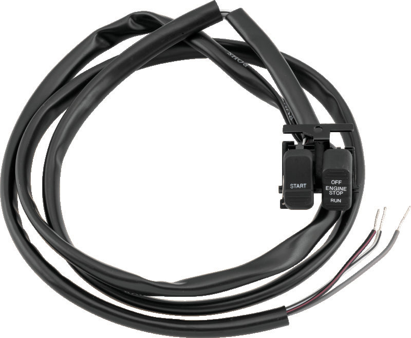 Twin Power 96-13 Big Twin XL V-Rod Black Engine Start Stop Switch Replaces H-D 71589-96 71684-06A TwinPower Switch Panels  AXOPROS