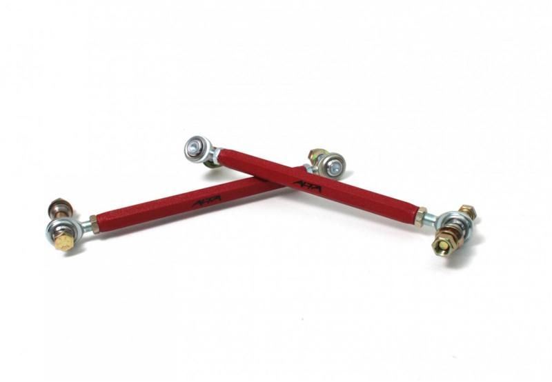 ALTA 02-12 Mini Cooper/S/JCW (Incl. 05-12 Convertible) & 09-12 Clubman Rear Endlinks Adj. Pair - Red Alta Sway Bar Endlinks  AXOPROS