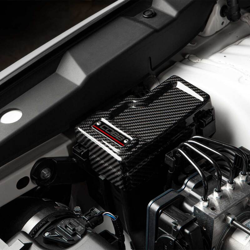 Cobb 22-24 Subaru WRX Redline Carbon Fiber Fuse Cover (Passenger Side) COBB Engine Covers  AXOPROS