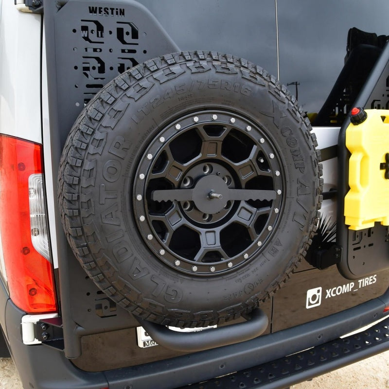 Westin 19-24 Mercedes-Benz Sprinter XTS Rear Tire Carrier Westin Tire Carriers  AXOPROS