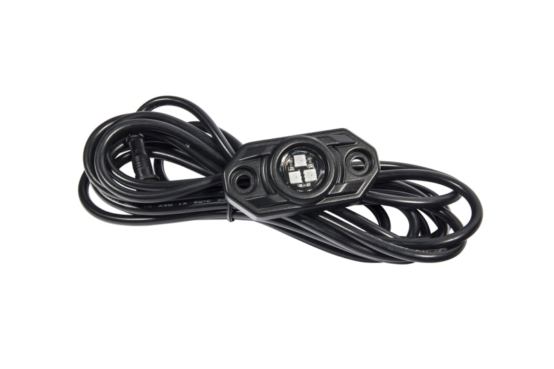 KC HiLiTES C-Series RGB LED Rock Light Kit (Incl. Wiring) - Set of 6 KC HiLiTES Light Bars & Cubes  AXOPROS