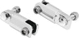 Kuryakyn 2-1/4in Stirrup Heel Rest Extenders Chrome Kuryakyn Footpegs  AXOPROS