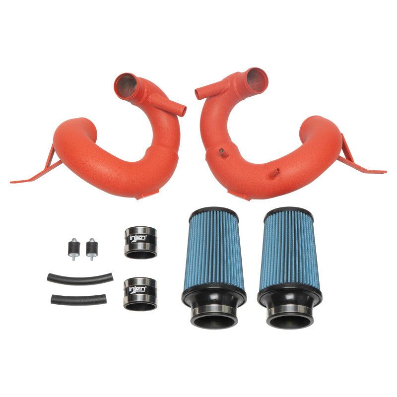 Injen 18-20 Kia Stinger 3.3L Twin Turbo Wrinkle Red Short Ram Air Intake Injen Cold Air Intakes  AXOPROS
