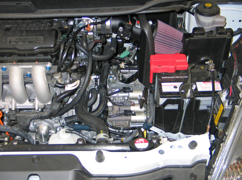 K&N 09 Honda Fit 1.5L Typhoon Short Ram Intake K&N Engineering Cold Air Intakes  AXOPROS