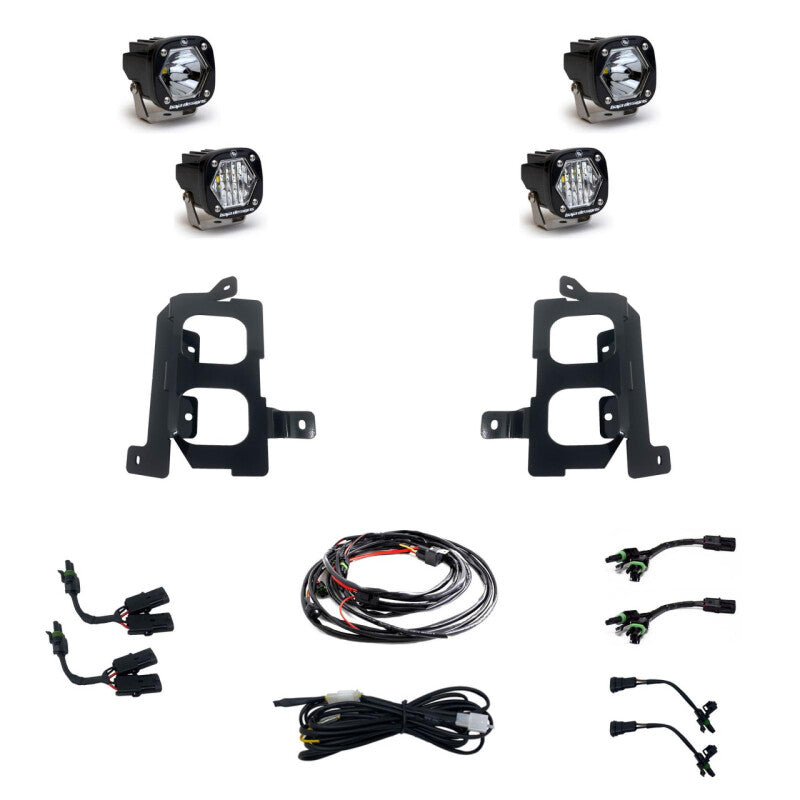 Baja Designs 2020+ GMC 2500/3500 Fog Pocket Kit Baja Designs Fog Lights  AXOPROS