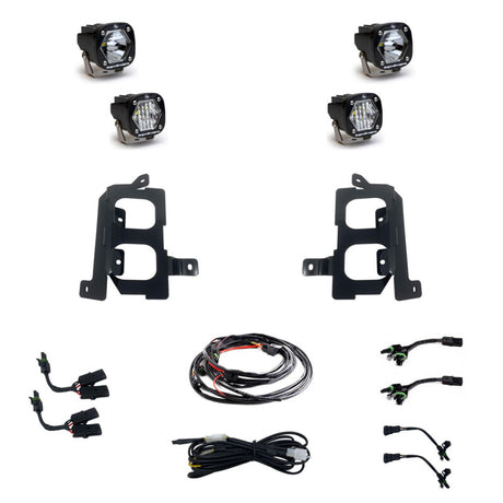 Baja Designs 2020+ GMC 2500/3500 Fog Pocket Kit Baja Designs Fog Lights  AXOPROS
