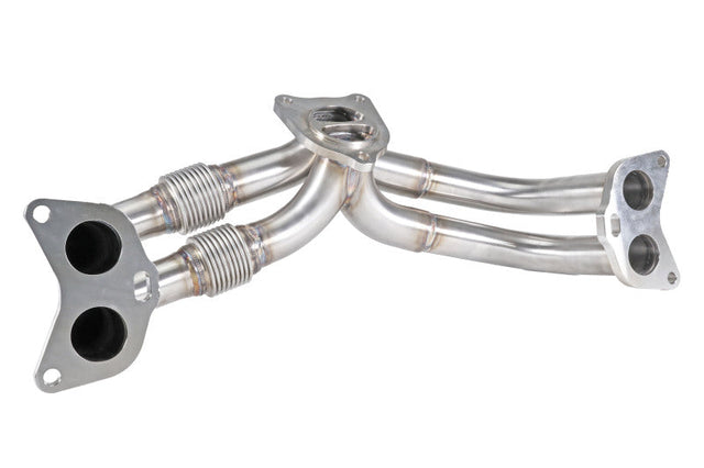 Perrin 22-24 Subaru WRX / 20-24 OBXT & Legacy XT / 19-24 Ascent Equal Length Header - Brushed SS Perrin Performance Headers & Manifolds  AXOPROS