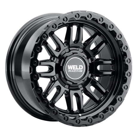 Weld Weld Off-Road Swift 17x9in - 5x114.3 / 5x127 BP - ET-12 - 78.1mm CB - Gloss Black Wheel & Ring Wheels - Cast aftermarket performance part