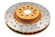 DBA 04-12 Subaru STi/2017 BRZ w/Perf. Pkg. 10 Stud Hole Front Drilled & Slotted 4000 Series Rotor DBA Brake Rotors - Slot & Drilled  AXOPROS