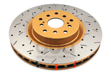 DBA 04-12 Subaru STi/2017 BRZ w/Perf. Pkg. 10 Stud Hole Front Drilled & Slotted 4000 Series Rotor DBA Brake Rotors - Slot & Drilled  AXOPROS