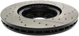 StopTech Slotted & Drilled Sport Brake Rotor Stoptech Brake Rotors - Slot & Drilled  AXOPROS