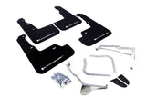 Rally Armor 15-21 Subaru WRX/STI Black UR Mud Flap w/White Logo Rally Armor Mud Flaps  AXOPROS
