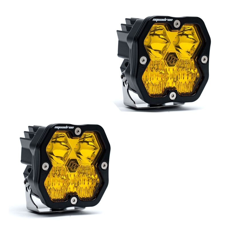 Baja Designs Baja Designs Squadron 2.0 Sport (Pair) LED Driving/Combo / No Harness - Baja Amber Light Bars & Cubes aftermarket performance part