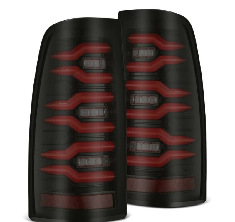 AlphaRex 99-06 Chevrolet Silverado/99-06 GMC Sierra LUXX-Series LED Tail Lights - Black/Red AlphaRex Wiring Connectors  AXOPROS