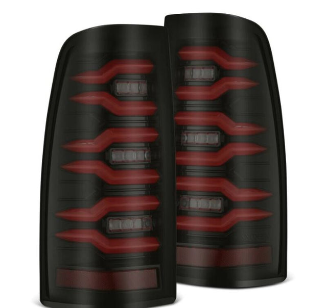 AlphaRex 99-06 Chevrolet Silverado/99-06 GMC Sierra LUXX-Series LED Tail Lights - Black/Red AlphaRex Wiring Connectors  AXOPROS