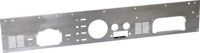 Kentrol 77-86 Jeep CJ Dash Panel (with radio opening) Brushed Silver Kentrol Dash & Interior Trim  AXOPROS