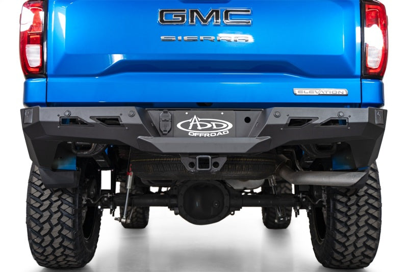 ADD 2020+ Chevy/GMC 1500 Black Label Rear Bumper Addictive Desert Designs Bumpers - Steel  AXOPROS