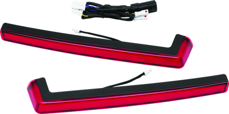 Kuryakyn Tracer Tour Pak Side Lights Red Lens Kuryakyn Light Bars & Cubes  AXOPROS