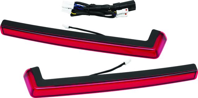 Kuryakyn Tracer Tour Pak Side Lights Red Lens Kuryakyn Light Bars & Cubes  AXOPROS