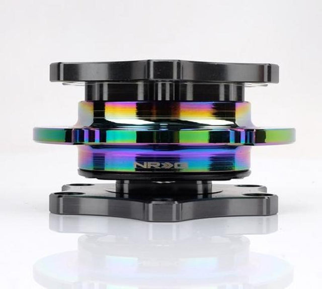 NRG Quick Release SFI SPEC 42.1 - Gun Metal Body / Gold Shinny Ring NRG Quick Release Adapters  AXOPROS