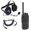Rugged Radios Crew Chief - H42 Spotter Headset and Rugged Handheld Radio Package - Blue Rugged Radios Radio Communications  AXOPROS