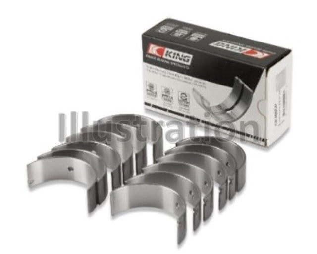 King Mitsubishi 181CI 3.0L 6G72 V6/152CI 2.5L 6G73 V6 Rod Bearing Set - Size STD King Engine Bearings Bearings  AXOPROS