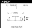 Hawk 09-14 Dodge Ram 2500/3500 Rear LTS Brake Pads Hawk Performance Brake Pads - OE  AXOPROS