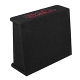 DS18 DS18 Single 12in Shallow Subwoofer and Enclosure 350 Watts RMS Amplified Sealed Black Carpet Subwoofers aftermarket performance part