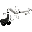 MagnaFlow 08-18 Ford F-250/F-350/F-450 4.6L/6.7 DPF-Back Black 4in Dual Single Rear Exit Magnaflow DPF Back  AXOPROS