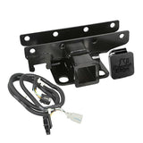 Rugged Ridge Receiver Hitch & Wiring Kit RR Logo 07-18 Jeep Wrangler JK Rugged Ridge Hitch Accessories  AXOPROS