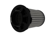 aFe aFe MagnumFLOW Air Filter - Pro DRY S 2.5 Inlet x 4.5in B x 4.5in T x 7in H (Inv) Air Filters - Universal Fit aftermarket performance part