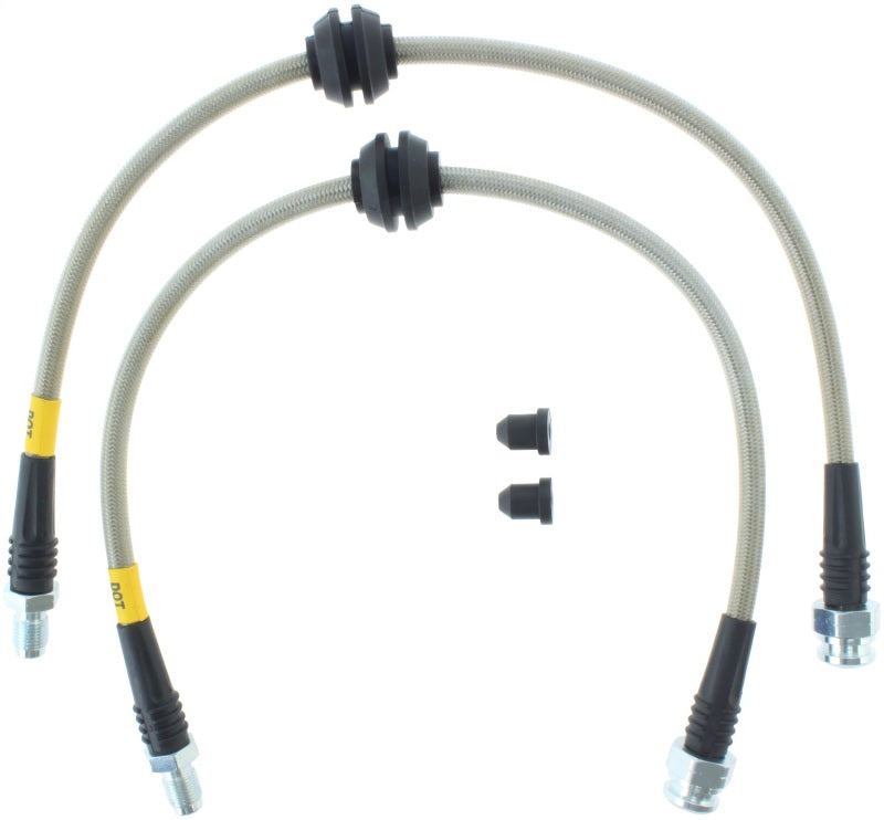 StopTech 2013-2014 Ford Focus ST Stainless Steel Rear Brake Lines Stoptech Brake Line Kits  AXOPROS