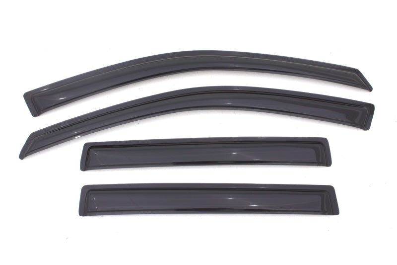 AVS 11-17 Jeep Compass (Old Body Style) Ventvisor Outside Mount Window Deflectors 4pc - Smoke AVS Wind Deflectors  AXOPROS