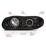 ANZO 1998-2002 Chevrolet Camaro Projector Headlights w/ Halo Black ANZO Headlights  AXOPROS