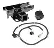Rugged Ridge Receiver Hitch Kit Jeep Logo 07-18 Jeep Wrangler Rugged Ridge Hitch Accessories  AXOPROS