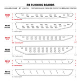 Go Rhino RB10 Running Boards - Bedliner Coating Finish - Complete Kit Go Rhino Running Boards  AXOPROS