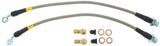 StopTech 09+ Nissan GTR Stainless Steel Rear Brake Lines Stoptech Brake Line Kits  AXOPROS