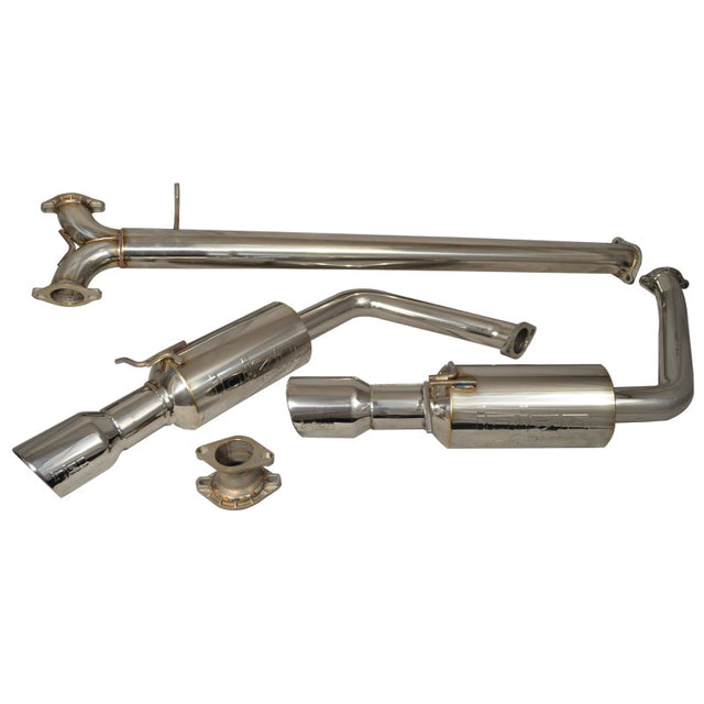 Injen 2011-14 Hyundai Sonata/Kia Optima 2.0L - 3inch Cat Back w/ Dual 60mm Mufflers Injen Catback  AXOPROS