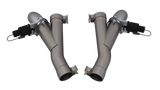 2012-2022 Jeep Grand Cherokee SRT Trackhawk Dodge Durango SRT QTP Aggressor Cutout Pipes QTP Exhaust Cutouts  AXOPROS