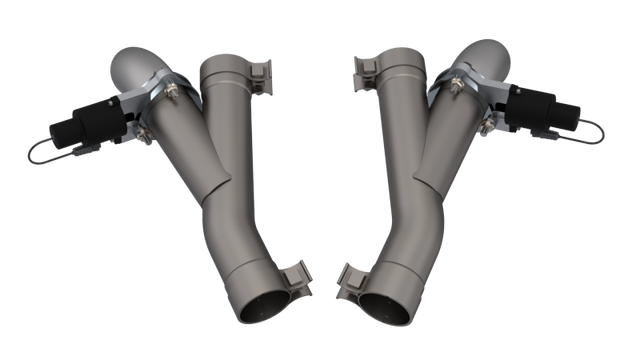 2012-2022 Jeep Grand Cherokee SRT Trackhawk Dodge Durango SRT QTP Aggressor Cutout Pipes QTP Exhaust Cutouts  AXOPROS