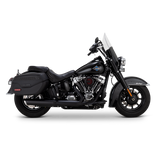 Vance and Hines Vance & Hines 2025+ HD Softail Twin Slash 4in Round Black Slip-On Exhaust Motorcycle Slip-On aftermarket performance part