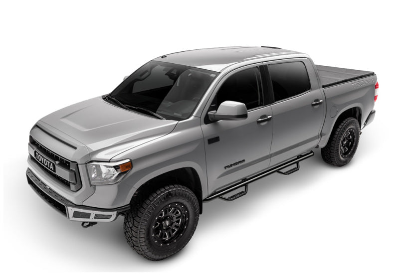 N-Fab Nerf Step 07-17 Toyota Tundra CrewMax 5.6ft Bed - Gloss Black - W2W - 3in N-Fab Side Steps  AXOPROS