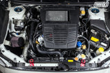 Turbo XS 15-16 Subaru WRX/STI Billet Aluminum Radiator Stay - Red Turbo XS Radiator Stays  AXOPROS